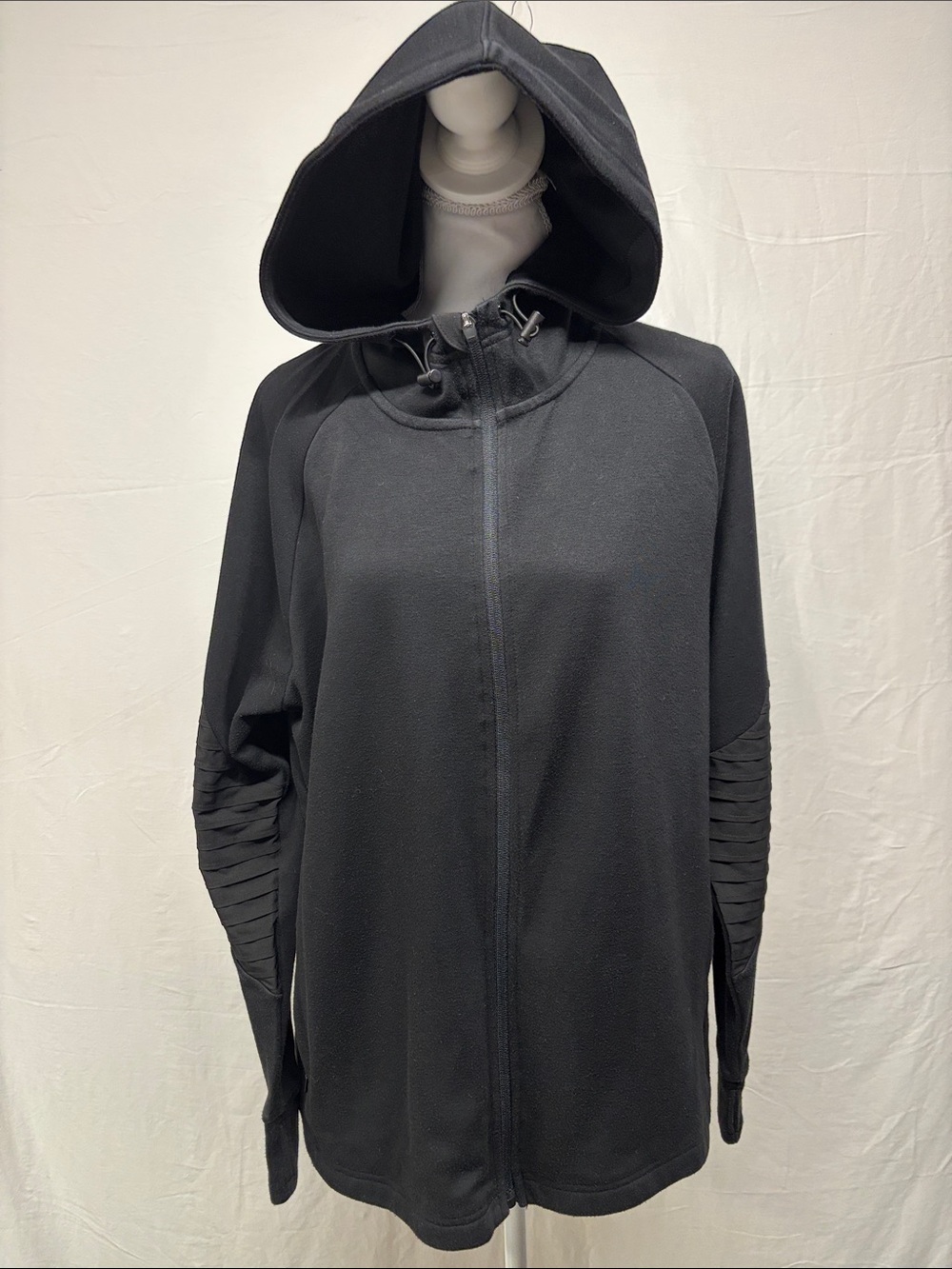 Avia Black Full-Zip Hooded Sweatshirt